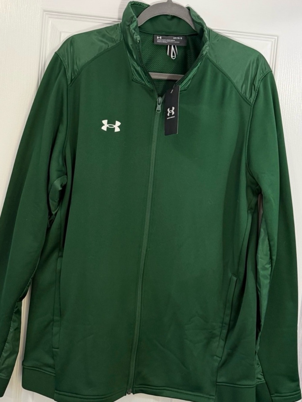 Under Armour Large Men's Green Full-Zip Jacket